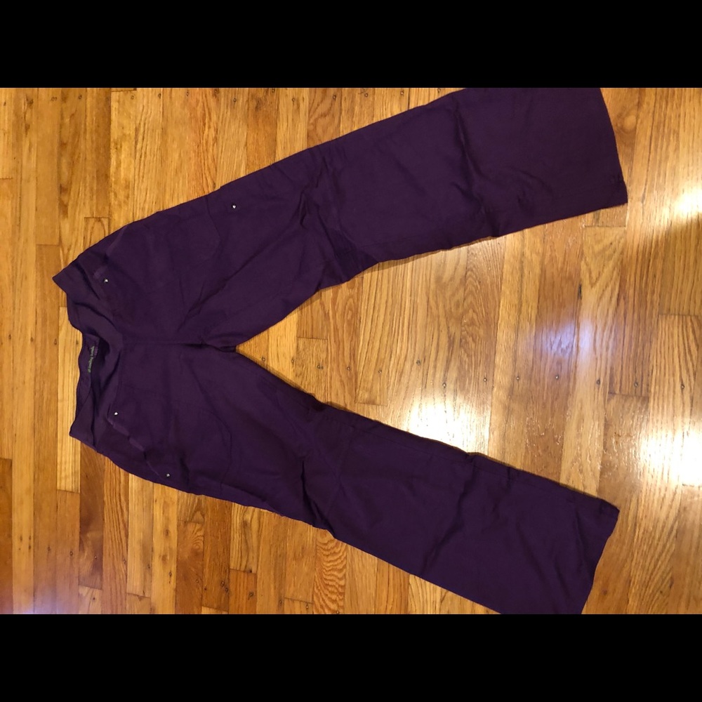 Purple scrubs